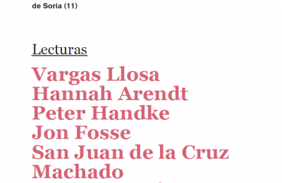 El ILCYL se implica en las ‘Lecturas’ que el CIAM de Soria dedica a Vargas Llosa, san Juan de la Cruz y Antonio Machado